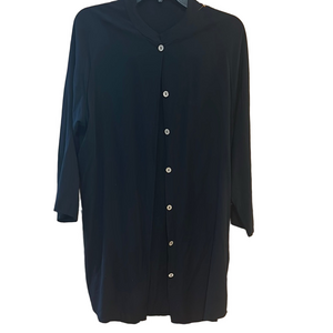 Black Button-Up Cardigan